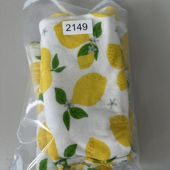 Bumblebella by Jill Martin Pajama Set Size M Lemon Print Loungewear - Picture 7 of 13